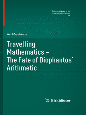 cover image of Travelling Mathematics--The Fate of Diophantos' Arithmetic
